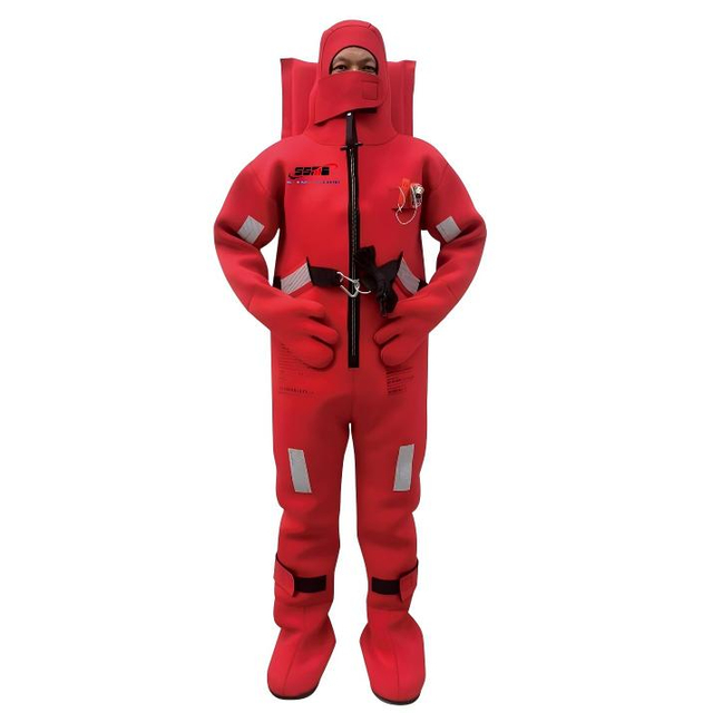 Marine Survial Suit Neoprene Insulated Immersion Suit Water - Proof Dry Suit