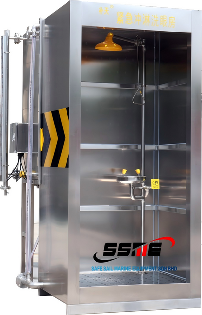 Stainless Steel Emergency Shower Room