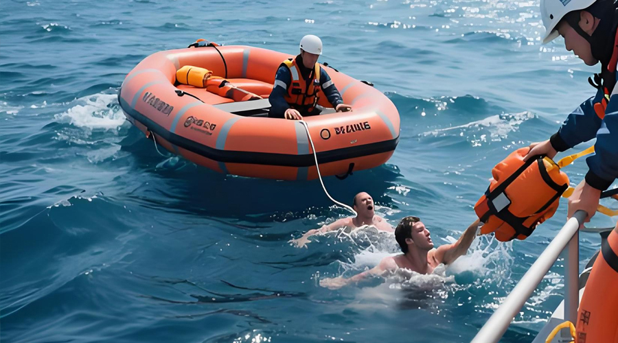 Marine life-saving rescue operation equipment
