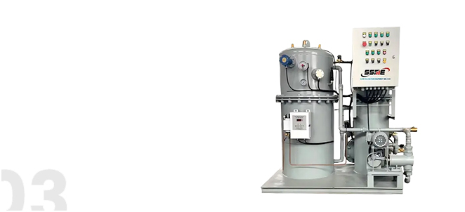 Marine wastewater treatment processing system